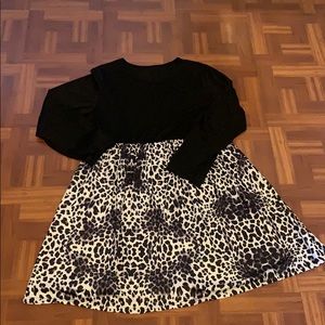 Leopard print dress